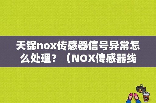 天锦nox传感器信号异常怎么处理？（NOX传感器线路故障）-图1