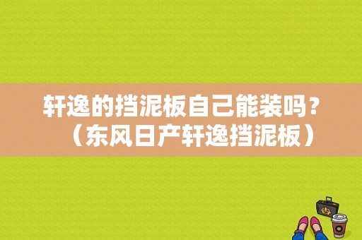 轩逸的挡泥板自己能装吗？（东风日产轩逸挡泥板）-图1