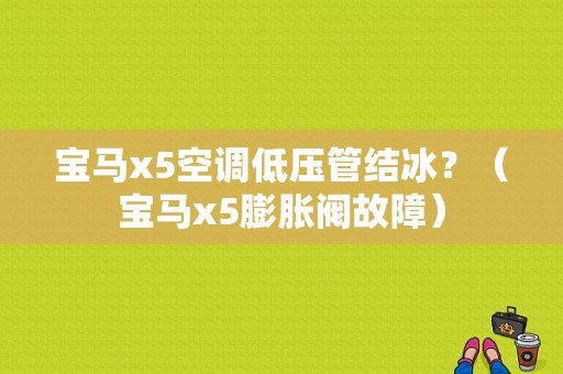 宝马x5空调低压管结冰？（宝马x5膨胀阀故障）-图1
