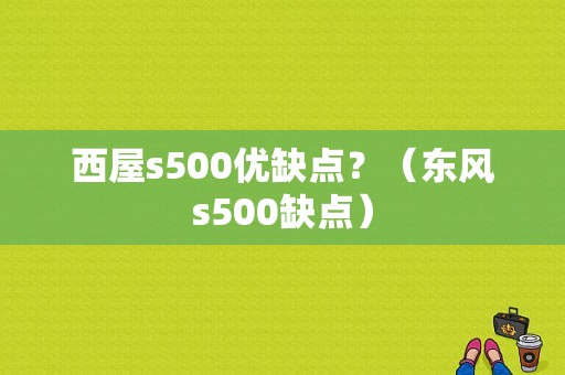 西屋s500优缺点？（东风s500缺点）-图1