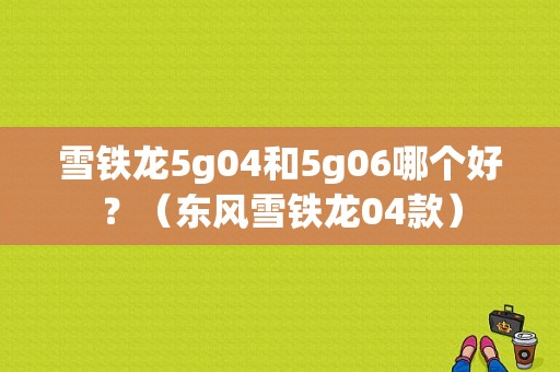 雪铁龙5g04和5g06哪个好？（东风雪铁龙04款）-图1