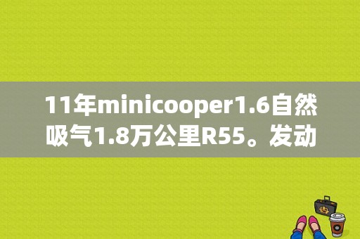 11年minicooper1.6自然吸气1.8万公里R55。发动机黄色故障灯亮，熄火后风扇经常大力转3-10分钟。附故障码？（mini cooper 故障显示）-图1