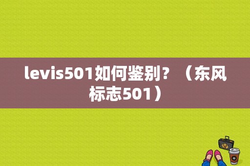 levis501如何鉴别？（东风标志501）-图1
