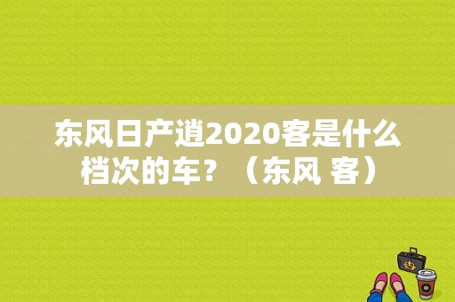 东风日产逍2020客是什么档次的车？（东风 客）-图1