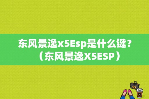 东风景逸x5Esp是什么键？（东风景逸X5ESP）-图1