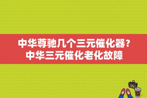 中华尊驰几个三元催化器？中华三元催化老化故障-图1