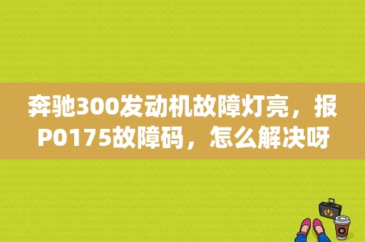 奔驰300发动机故障灯亮，报P0175故障码，怎么解决呀？奔驰故障码p0172 s0175-图1