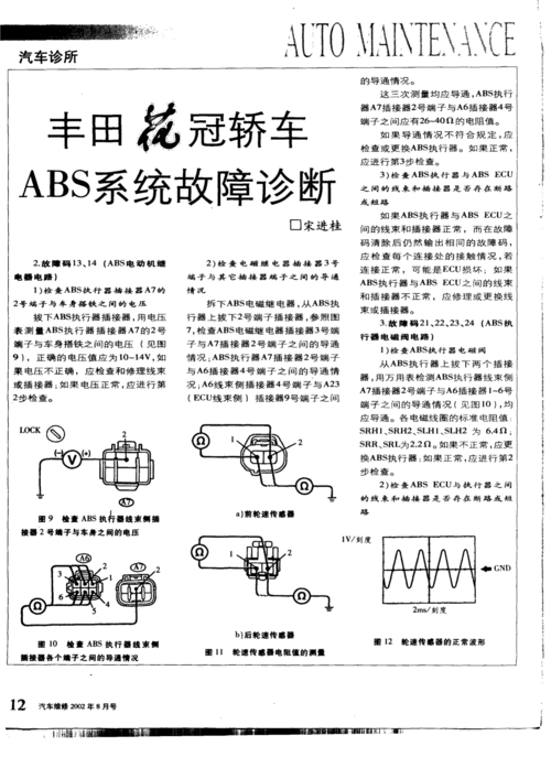 丰田abs总线关闭故障怎么解决?丰田abs系统故障-图3 丰田abs总线关闭故障怎么解决?丰田abs系统故障-图3