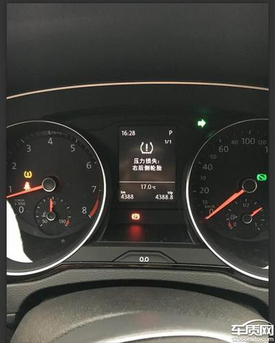 迈腾胎压报警是怎么显示的？新款迈腾胎压故障灯-图4
