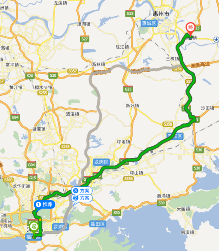 东莞东城到惠州市惠城区惠丰路有多远?(东风日产莞龙店)-图2 东莞东城到惠州市惠城区惠丰路有多远?(东风日产莞龙店)-图2