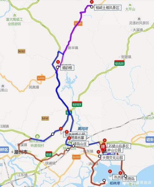 广州到潮州自驾游路线推荐？（肇庆众易东风风神）-图2